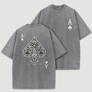 Vintage Ace Of Spades Washed T-Shirt