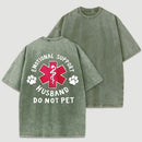 Emotional Support Husband Washed T-Shirt