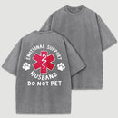 Emotional Support Husband Washed T-Shirt