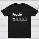 Funny 1-Star Review Graphic T-Shirt