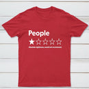 Funny 1-Star Review Graphic T-Shirt