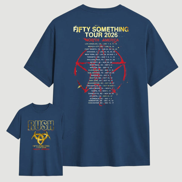 Rush Fifty Something Tour 2026 T-Shirt