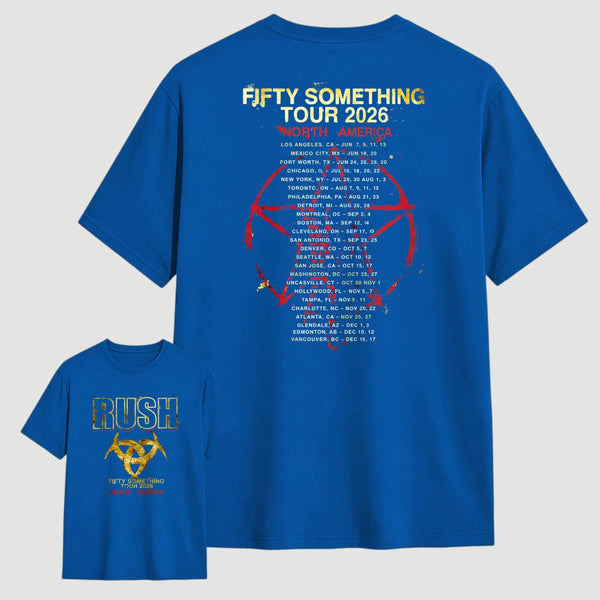 Rush Fifty Something Tour 2026 T-Shirt