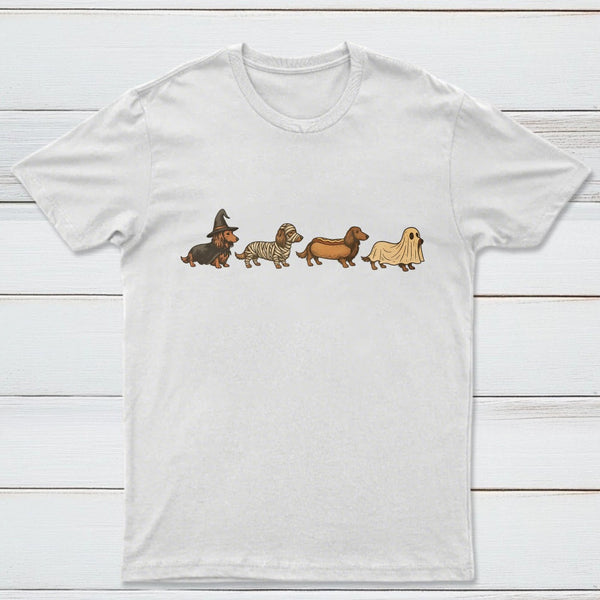 Halloween Wiener Dog Funny T-Shirt