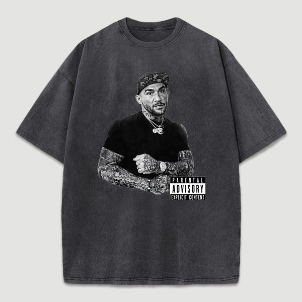Dustin Poirier Graphic Meme Washed T-Shirt