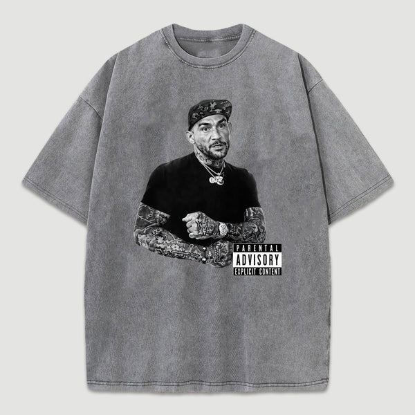 Dustin Poirier Graphic Meme Washed T-Shirt