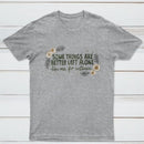 Funny Introvert Sarcastic Floral Graphic T-Shirt