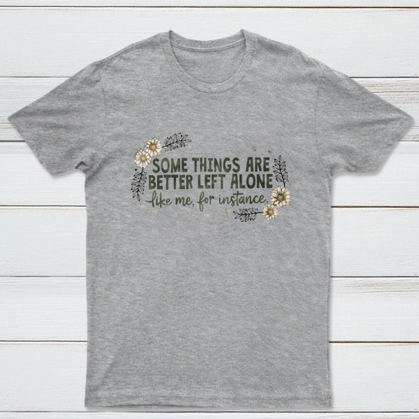 Funny Introvert Sarcastic Floral Graphic T-Shirt