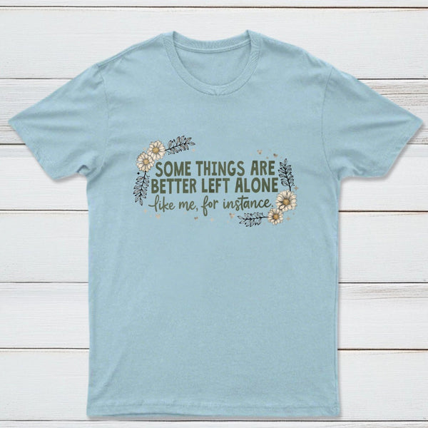 Funny Introvert Sarcastic Floral Graphic T-Shirt