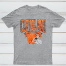 Vintage Football Hometown Team Print T-Shirt