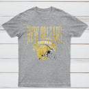 Vintage Football Hometown Team Print T-Shirt