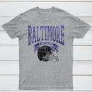 Vintage Football Hometown Team Print T-Shirt