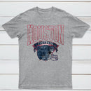 Vintage Football Hometown Team Print T-Shirt