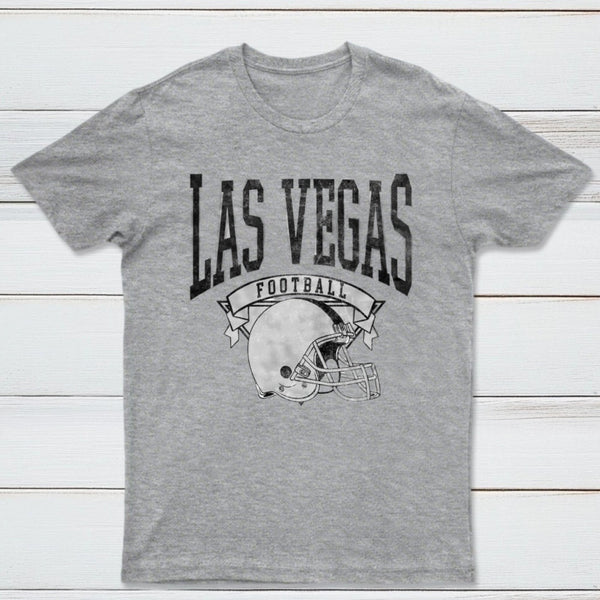 Vintage Football Hometown Team Print T-Shirt