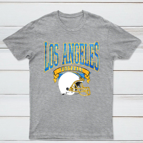 Vintage Football Hometown Team Print T-Shirt