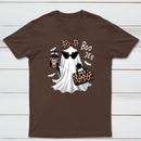 Boo-Jee Leopard Ghost Funny Fall Halloween T-Shirt