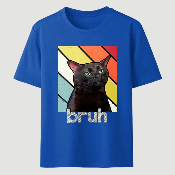Fun Brother And Cat Emoji Patterns T-Shirt