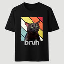 Fun Brother And Cat Emoji Patterns T-Shirt
