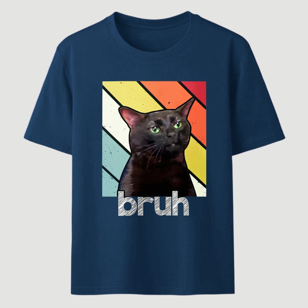 Fun Brother And Cat Emoji Patterns T-Shirt