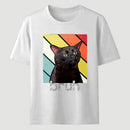 Fun Brother And Cat Emoji Patterns T-Shirt