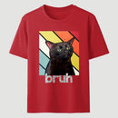 Fun Brother And Cat Emoji Patterns T-Shirt
