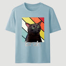 Fun Brother And Cat Emoji Patterns T-Shirt