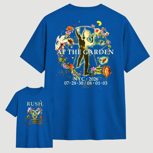 Rush At The Garden 2026 Tour Fifty Something MSG NYC Concert T-Shirt