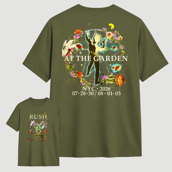 Rush At The Garden 2026 Tour Fifty Something MSG NYC Concert T-Shirt