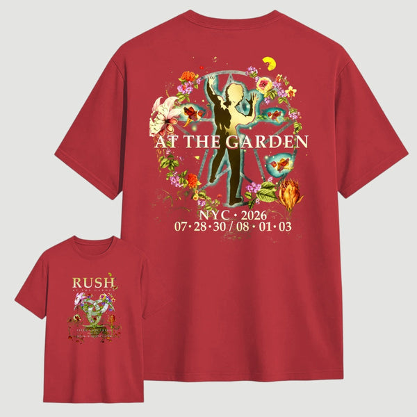 Rush At The Garden 2026 Tour Fifty Something MSG NYC Concert T-Shirt
