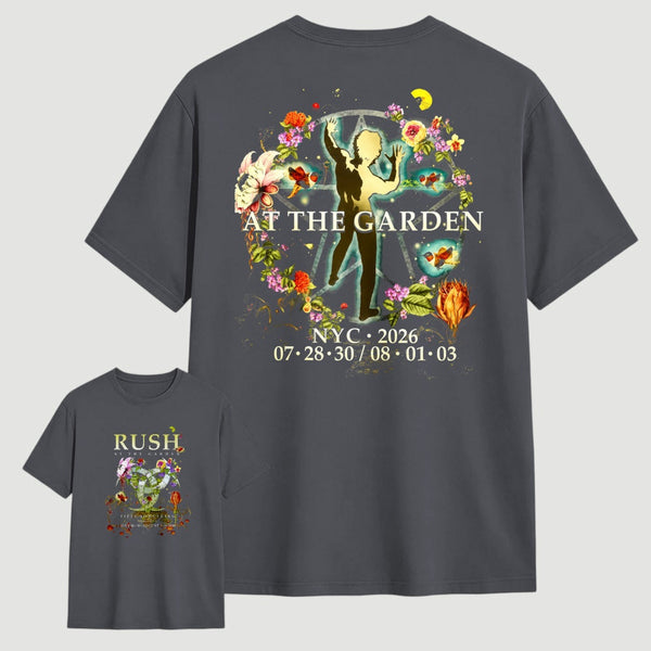Rush At The Garden 2026 Tour Fifty Something MSG NYC Concert T-Shirt