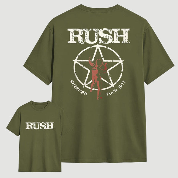 Rush 50 North America 2026 Tour Unisex Rock-Themed T-Shirt