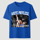White Privilege Graphic Funny Basketball Meme T-Shirt