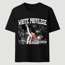 White Privilege Graphic Funny Basketball Meme T-Shirt