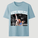 White Privilege Graphic Funny Basketball Meme T-Shirt