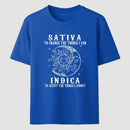 Sativa Indica Graphic Streetwear T-Shirt
