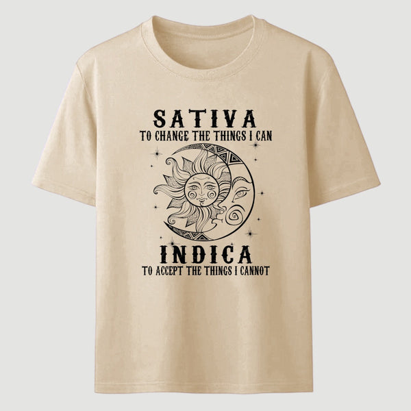 Sativa Indica Graphic Streetwear T-Shirt