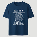 Sativa Indica Graphic Streetwear T-Shirt
