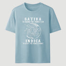 Sativa Indica Graphic Streetwear T-Shirt