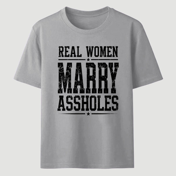 Women's Short Sleeve Cotton Fabric Loose Funny Wife T-Shirt