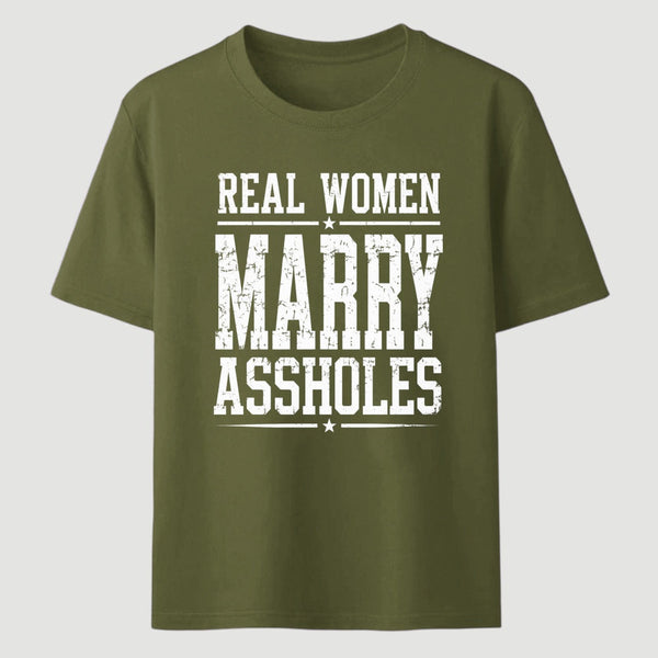Women's Short Sleeve Cotton Fabric Loose Funny Wife T-Shirt