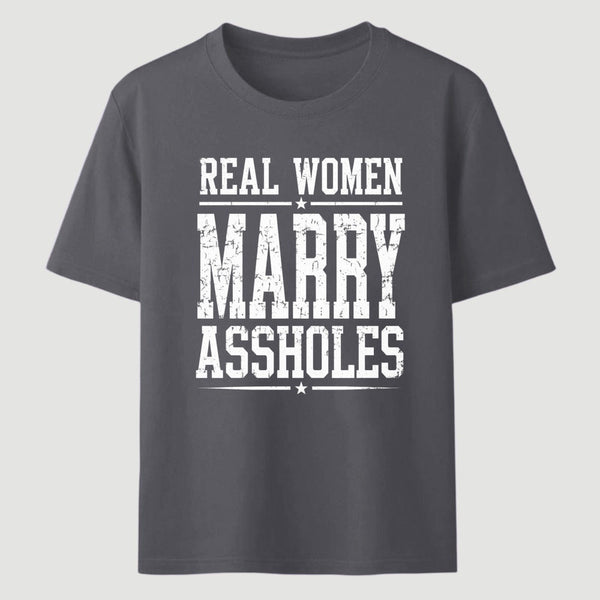 Women's Short Sleeve Cotton Fabric Loose Funny Wife T-Shirt
