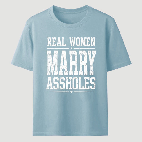 Women's Short Sleeve Cotton Fabric Loose Funny Wife T-Shirt