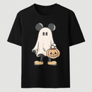 Retro Halloween Trick or Treat Spooky Couple Trip T-Shirt