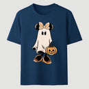 Retro Halloween Trick or Treat Spooky Couple Trip T-Shirt