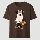 Retro Halloween Trick or Treat Spooky Couple Trip T-Shirt
