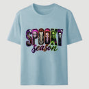 Neon Horror Halloween Retro Scary Movie Graphic T-Shirt
