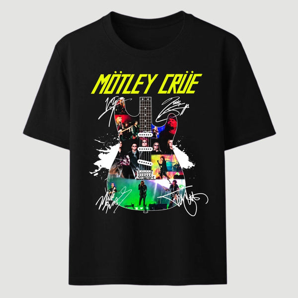 To Honor Motley Crue Vintage Rock Band Music T-Shirt