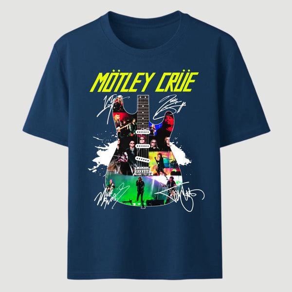 To Honor Motley Crue Vintage Rock Band Music T-Shirt