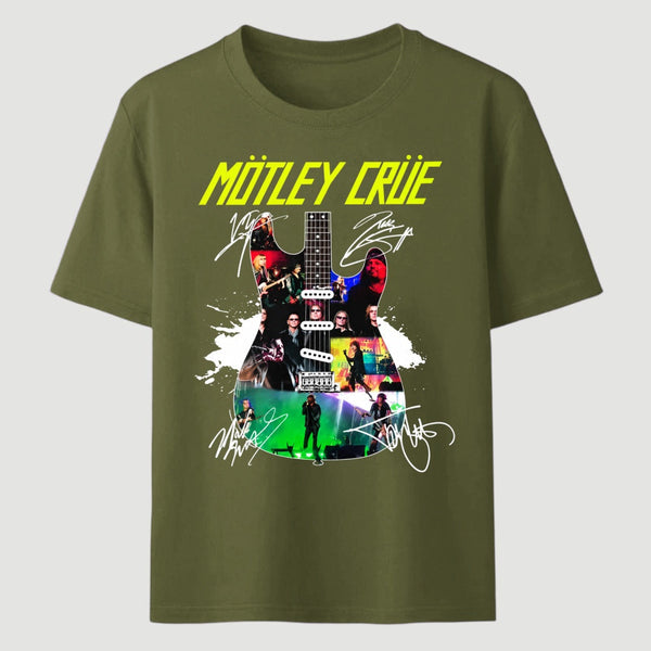 To Honor Motley Crue Vintage Rock Band Music T-Shirt