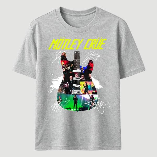 To Honor Motley Crue Vintage Rock Band Music T-Shirt